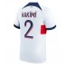 Paris Saint-Germain Achraf Hakimi #2 Voetbalkleding Uitshirt 2023-24 Korte Mouwen